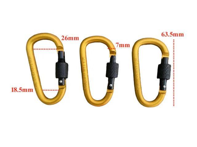 Carabiner - Gold 80mm