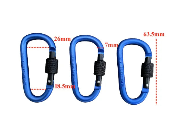 Carabiner - Royal Blue 80mm