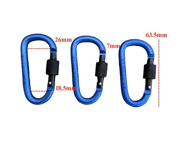 Carabiner - Royal Blue 80mm