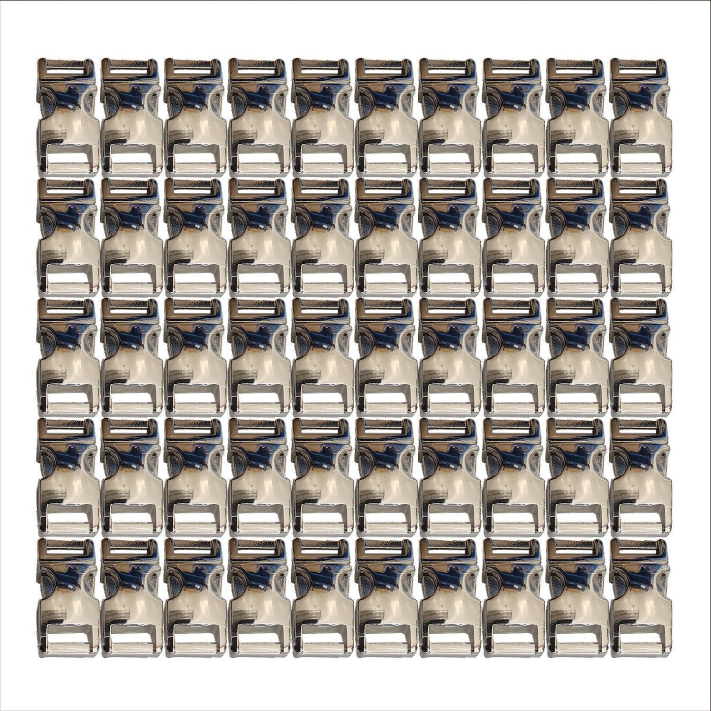 Metal Buckle - Silver 10mm