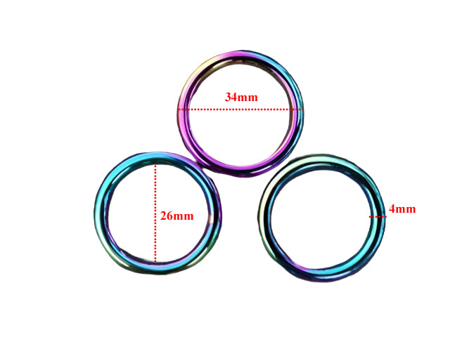 O Ring - 25mm x 4mm - Rainbow