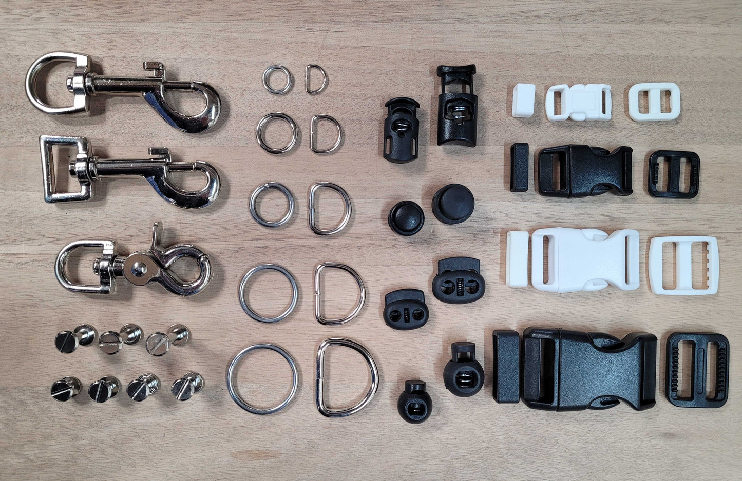 Accessories Starter Kit – Buckles, Rings, Toggles & Snaps