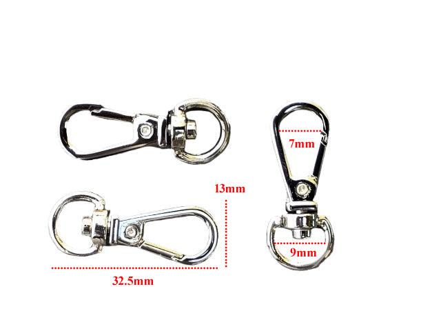 Swivel Snap Hook - small - Silver