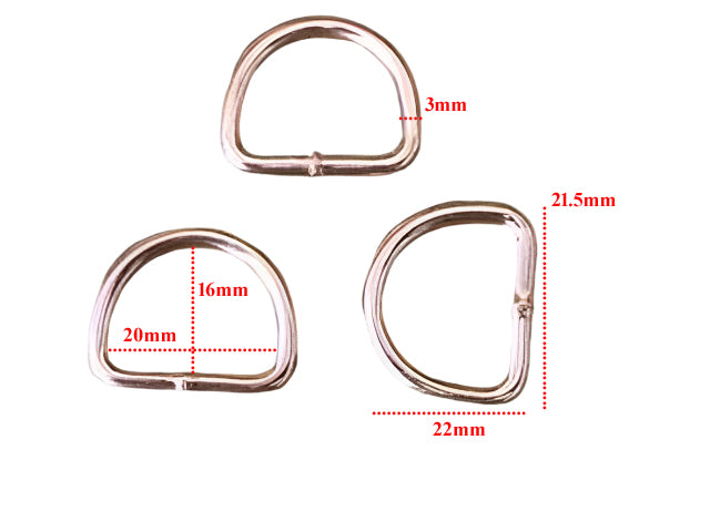 Dee Rings - 20mm Rose Gold