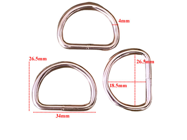 Dee Rings - 25mm Rose Gold