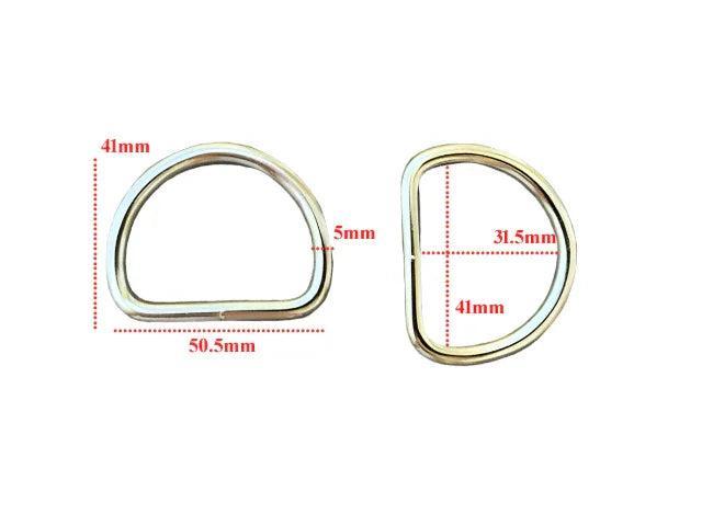 Dee Rings - 38mm Silver