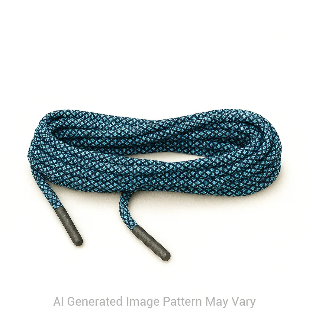 Diamonds - Neon Turquoise Shoelaces