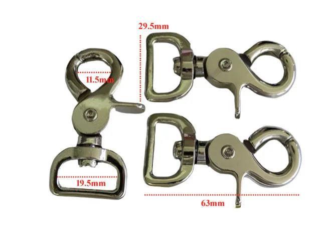 Trigger Snap Hooks - Square eye - 20mm