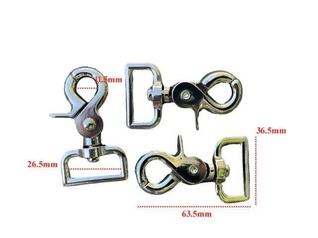 Trigger Snap Hooks - Square eye - 25mm