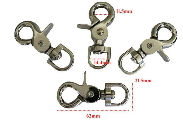 Trigger Snap Hook - Silver 13mm