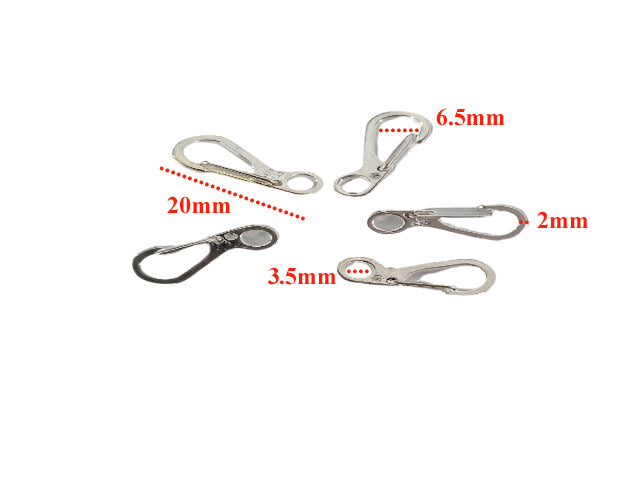 Carabiners - Mini - Silver