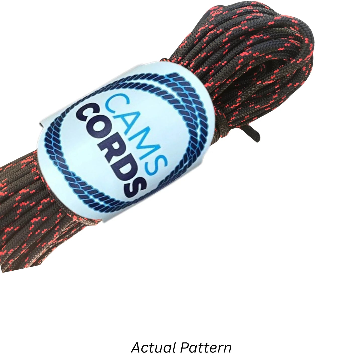 Black & Imperial Red X Paracord