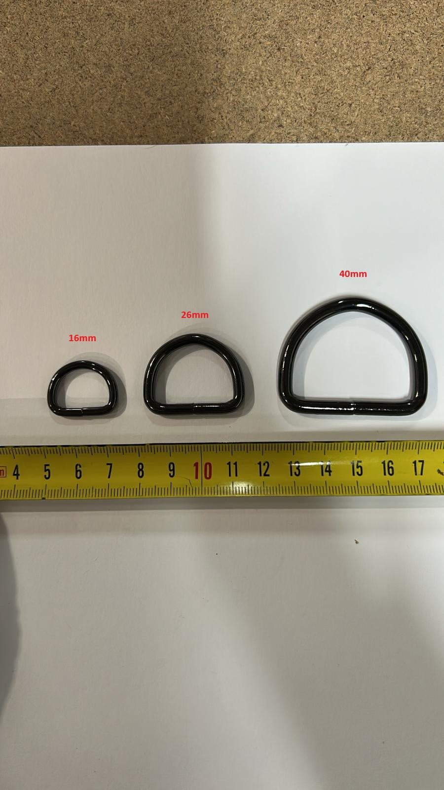 D Rings - 26mm Grey - Pet Hardware