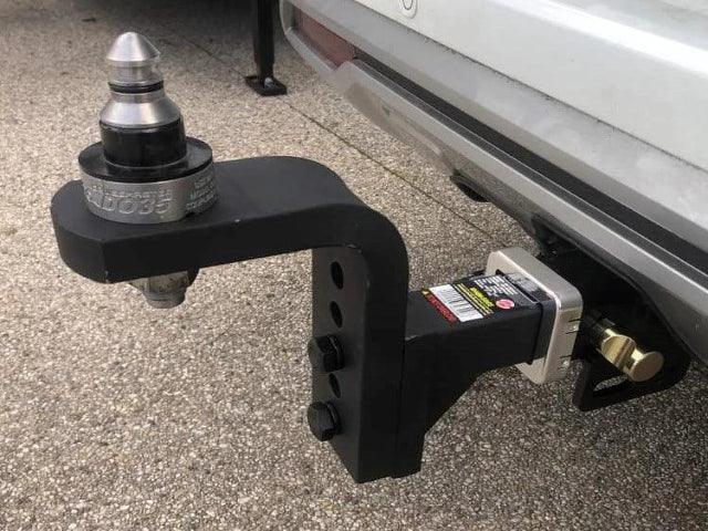 Mister Hitches - SHORT SHANK - Adjustable Tow Hitch 4000Kg | 12 Stage Ball Mount (Heavy Duty) - Ford Ranger (MHABM-5XHDS)