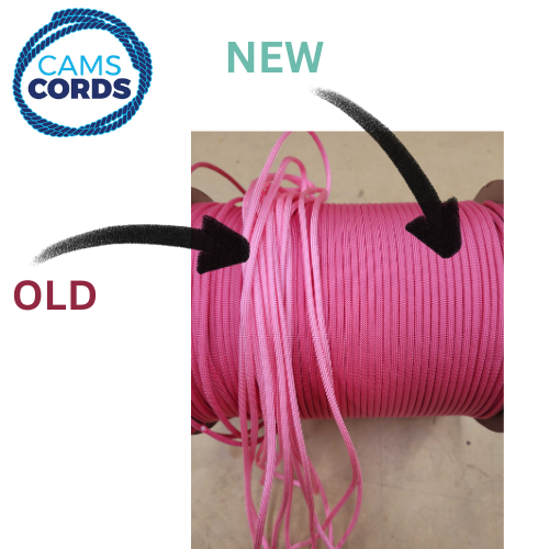 Rose Pink Paracord - Thread Change Dec 20025