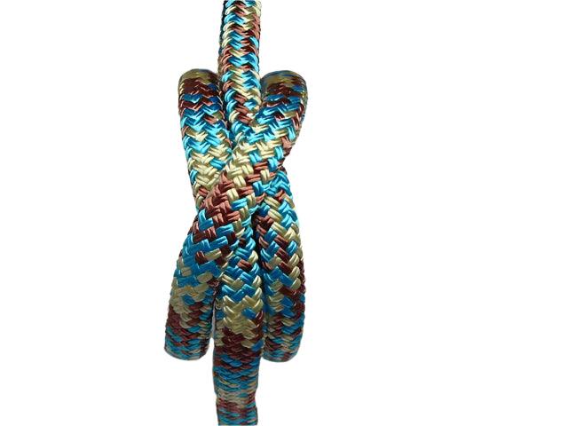 Appaloosa - Aqua-Beige-Brown halter - 6mm - Cams Cords