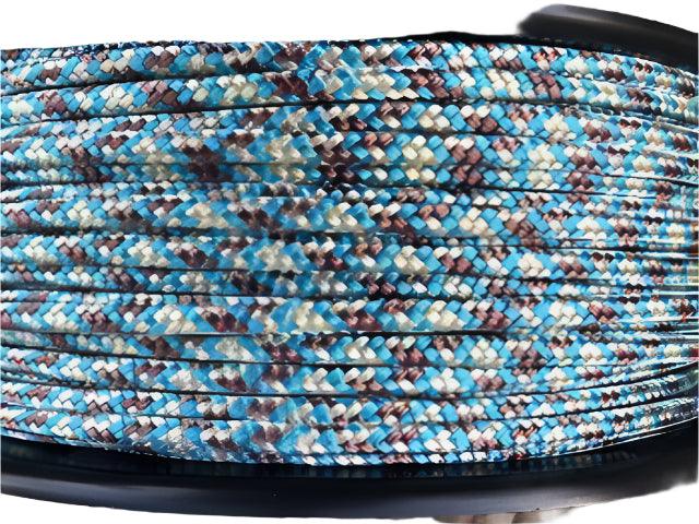 Appaloosa - Aqua-Beige-Brown halter - 6mm - Cams Cords