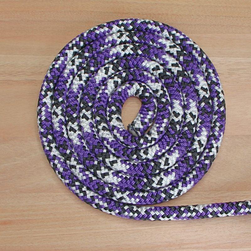 Appaloosa - Black-Purple-White halter - 6mm * - Cams Cords
