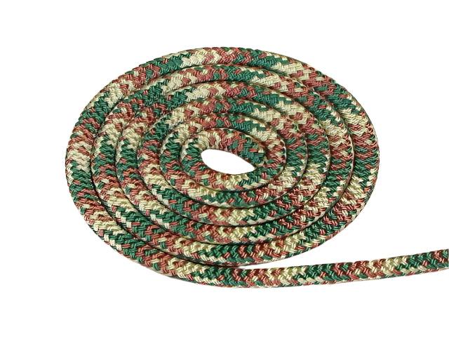 Appaloosa - Brown-Beige-Green Halter - 8mm - Cams Cords