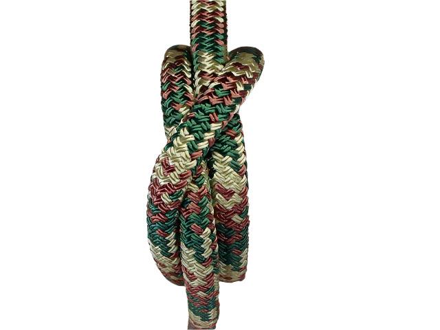 Appaloosa - Brown-Beige-Green Halter - 8mm - Cams Cords
