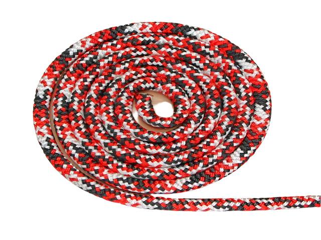 Appaloosa - Red-Black-White halter - 6mm - Cams Cords