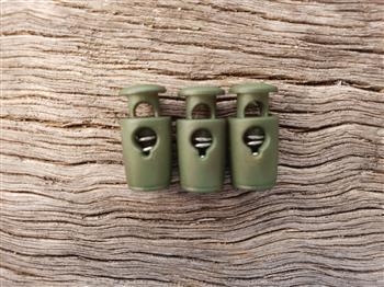 Barrel Toggle - small Military Green - Cams Cords