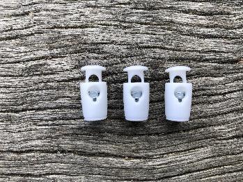 Barrel Toggle - small White - Cams Cords