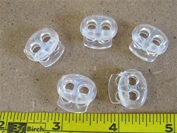 Bean Toggle - small Clear - Cams Cords