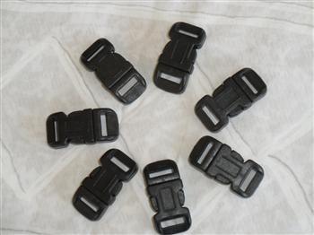 Black buckles - 12mm - Cams Cords