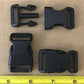 Black Buckles - 20mm Type 1 - Cams Cords