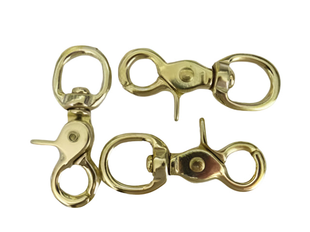 Brass Trigger Snap Hook - 15mm - Cams Cords