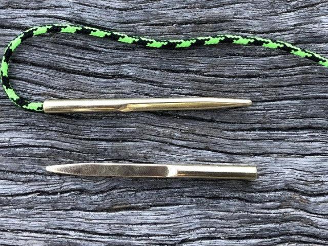 Brass Turks Head Micro 2mm Lacing Fid - Cams Cords