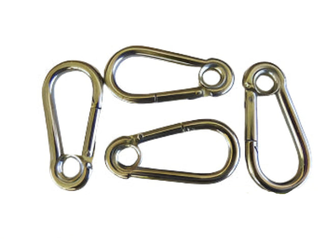 Carabiner - 60mm Stainless Steel - Cams Cords