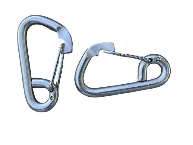 Carabiner - 80mm Stainless Steel - Cams Cords