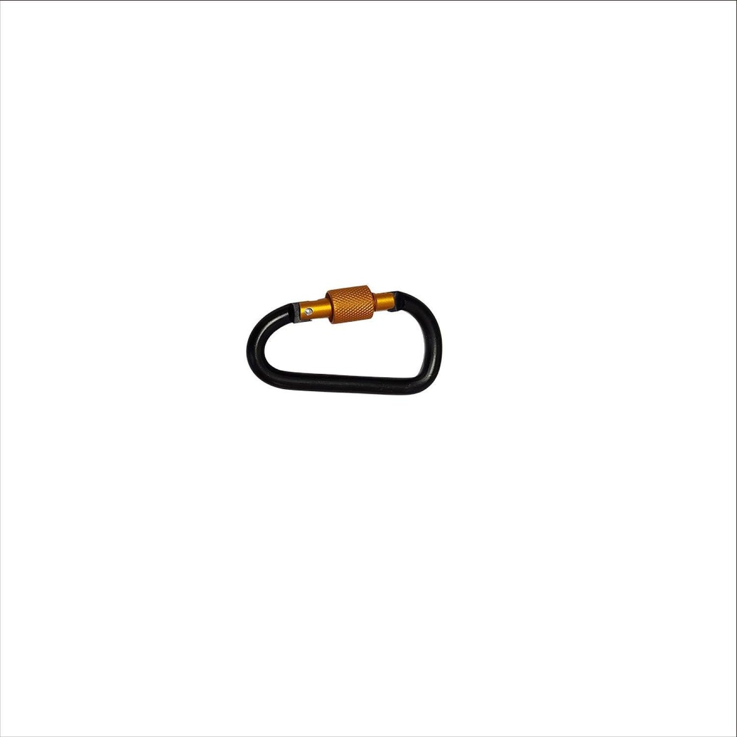 Carabiner - Black & Orange 80mm - Cams Cords