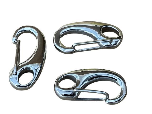 Carabiner - Egg shape - Stainless Steel - Cams Cords