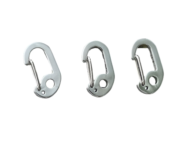 Carabiner - Hook - Silver - Cams Cords