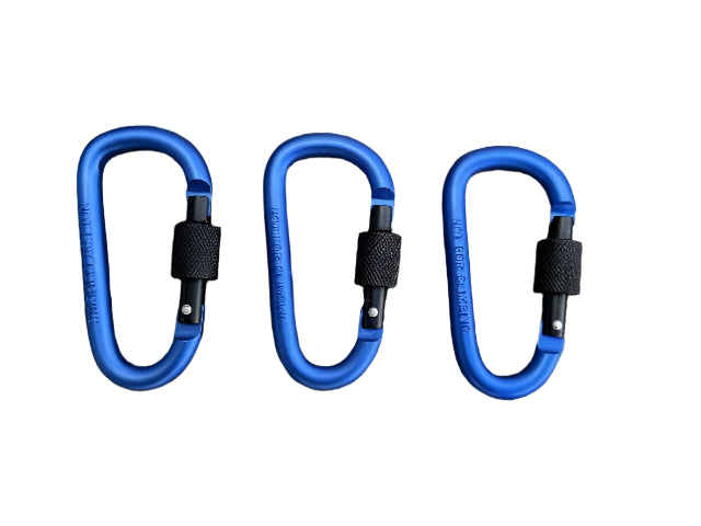 Carabiner - Royal Blue 80mm - Cams Cords