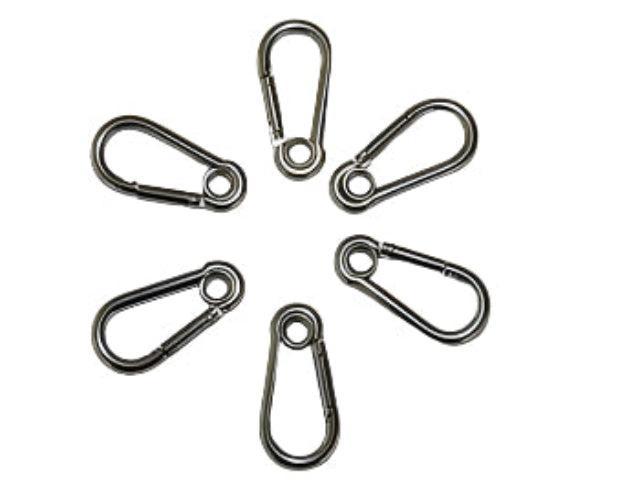 Carabiners - 40mm Stainless Steel - Cams Cords