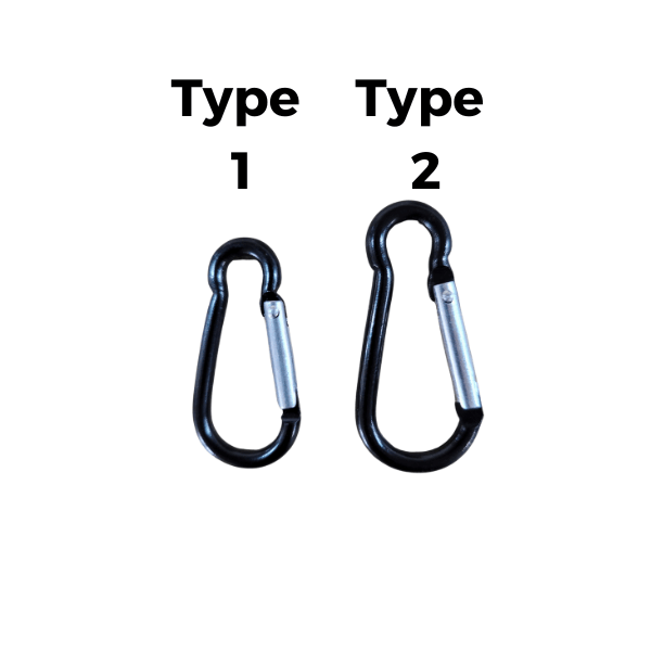 Carabiners - Black (Type 1) - Cams Cords