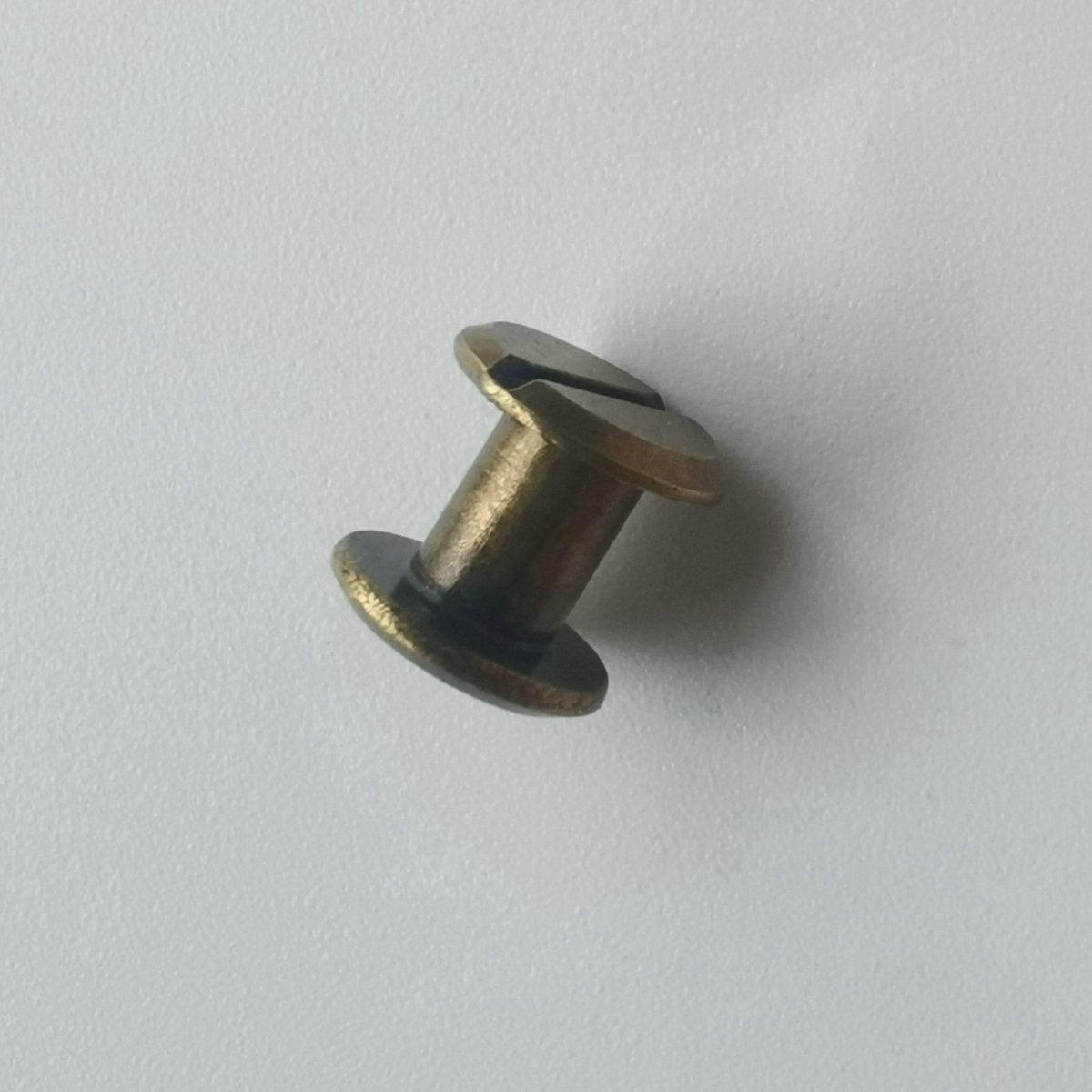 Chicago Screw - 6mm Antique Bronze - Cams Cords