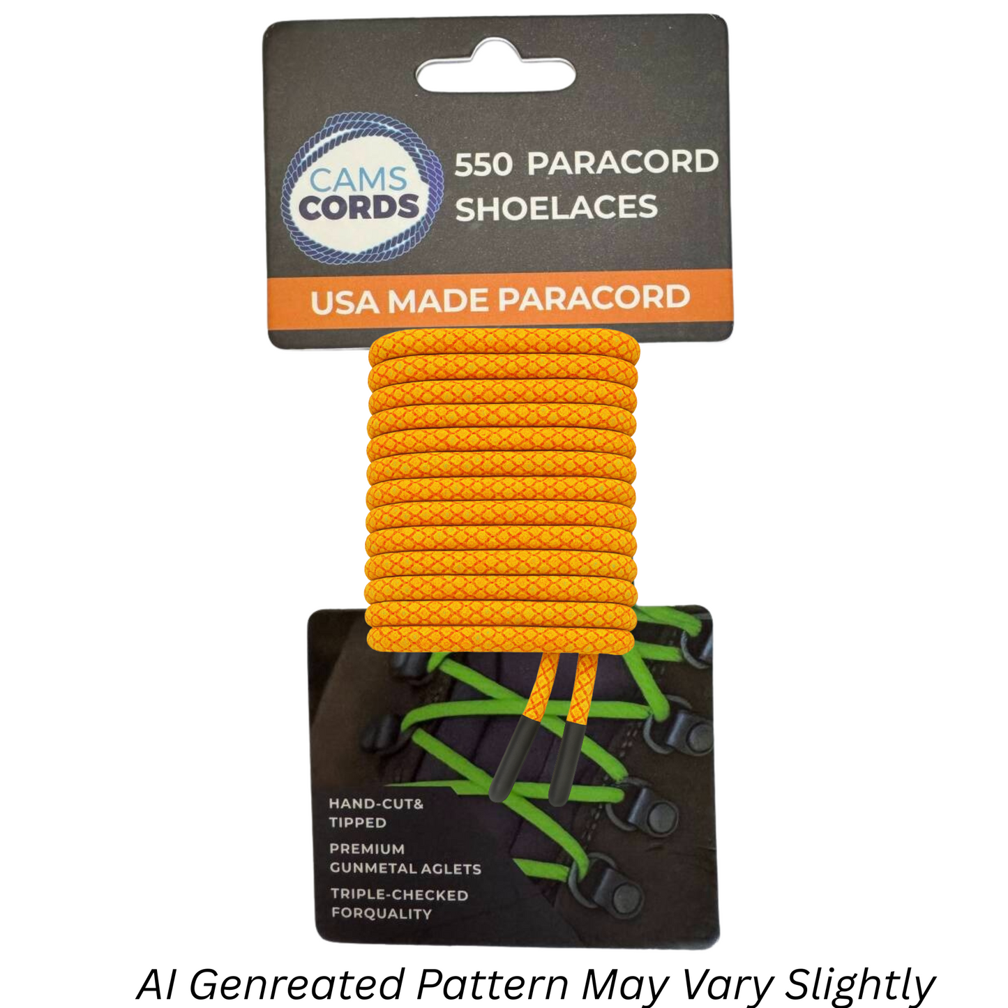 Citrus Dream 550 Paracord Shoelaces