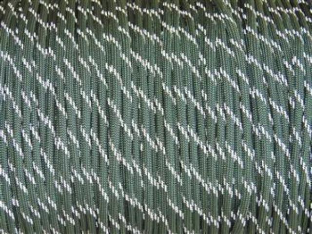 Dark Green Reflective Paracord - Cams Cords