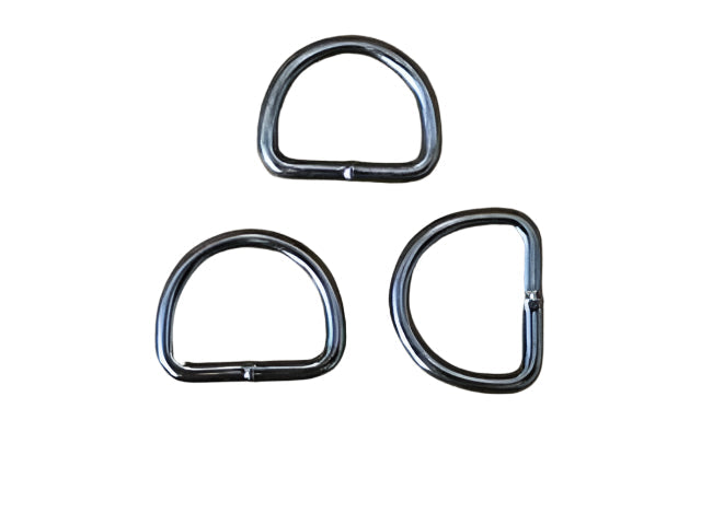 Dee Rings - 20mm Gun Metal - Cams Cords