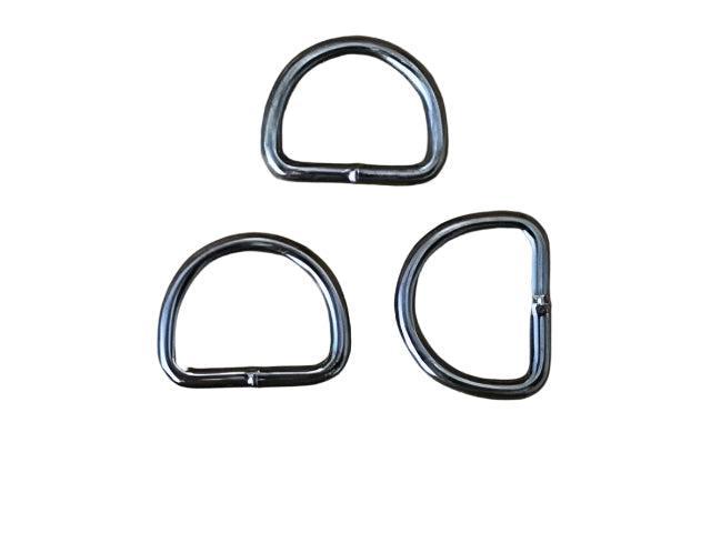 Dee Rings - 20mm Gun Metal - Cams Cords