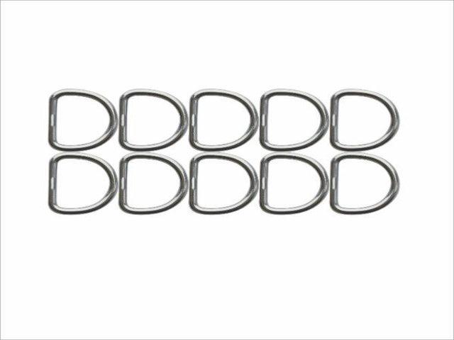 Dee Rings - 20mm Silver - Cams Cords