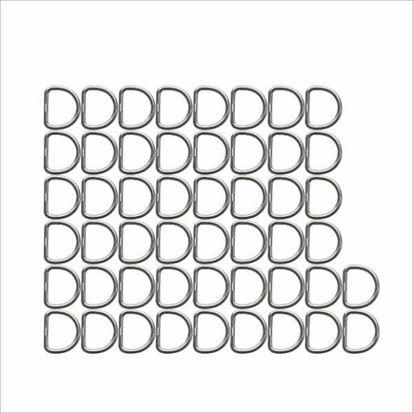 Dee Rings - 20mm Silver - Cams Cords