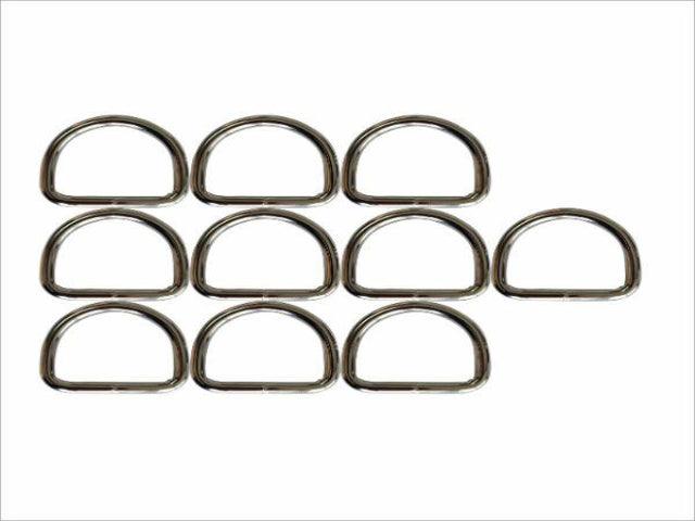 Dee Rings - 50mm Silver - Cams Cords