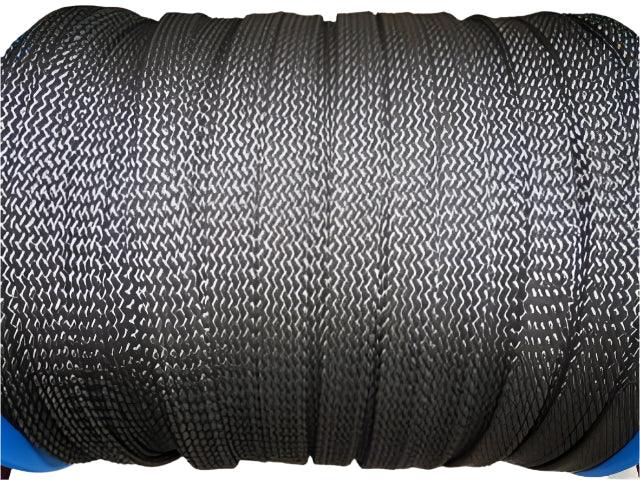 Dog Leash Strapping - Black - 20mm - Cams Cords