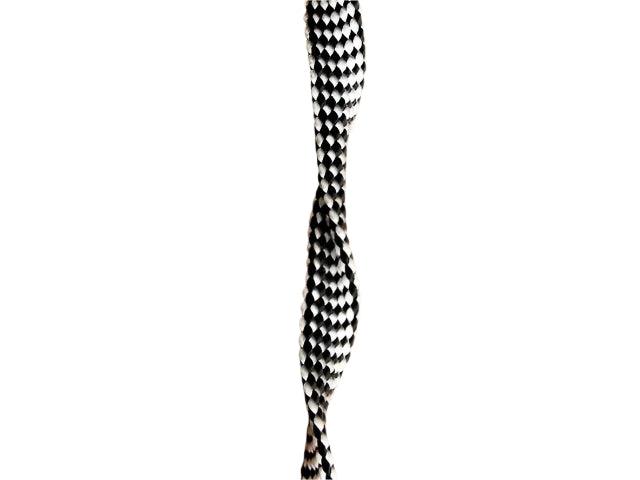Dog Leash Strapping - Black/White - 20mm - Cams Cords